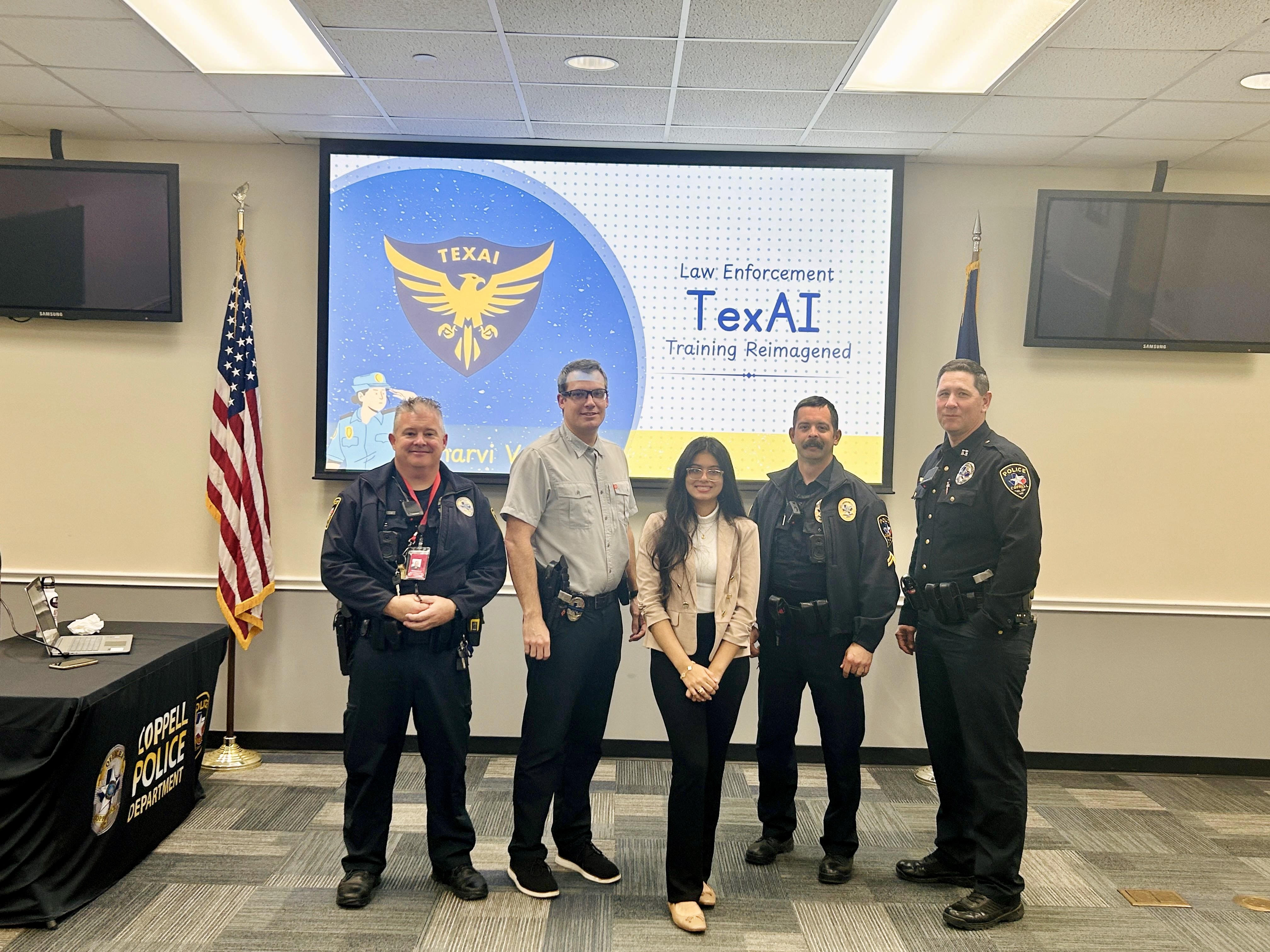 Charvi running the TexAi demo